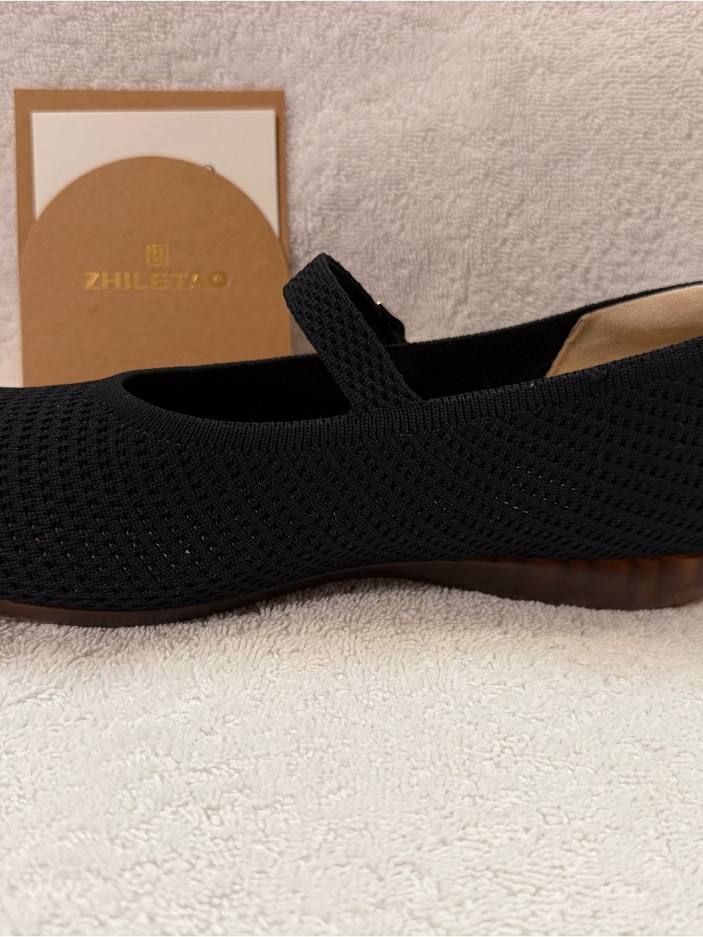 Black Mary Jane Knit Flats bundle shoes for deeper discount - Picture 5 of 14